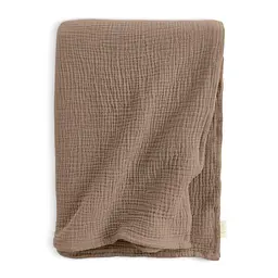 Покривало муслінове Cosas BROWN 160х230 см коричневе (019MuslinPled_Brown_160x230)