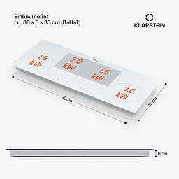 Індукційна варильна поверхня Klarstein Delicatessa 90 Slim Hybrid (10045613) - мініатюра 2