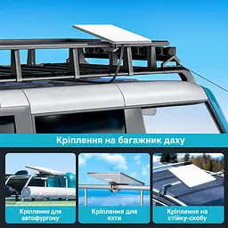 Кріплення на рейлінги автомобіля для Starlink Mini (73-01027) - мініатюра 11