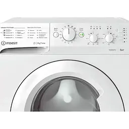 Пральна машина Indesit фронтальна 5 кг 1000 A++ 43см білий - мініатюра 3