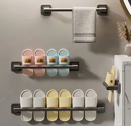Універсальна поличка для взуття та рушників SHOE HOLDER / Утримувач для рушників / Ручник тримач - мініатюра 4