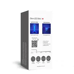 Ділдо, що світиться Strap-On-Me Glow-LED Dildo Purple M - мініатюра 4