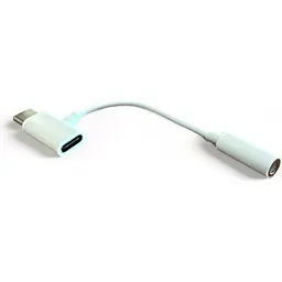 Перехідник Type-C to Type-C Jack 3.5mm white AC-202 XoKo (XK-AC-202-WH) - мініатюра 2