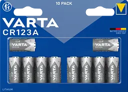 Батарейка Varta CR 123A Bli, 3 V, 10 шт. (6205301461)