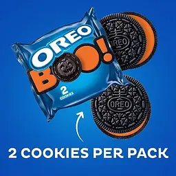 Печиво Oreo Orange Creme Chocolate Sandwich Cookies 30 Snack Packs 870 g - мініатюра 2