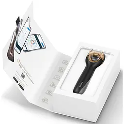 Електронний ролик для обличчя з мікроголками GESKE MicroNeedle Face Roller 9 в 1 сірий - мініатюра 6