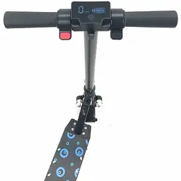 Дитячий Електросамокат E-Scooter ES3 LED + амортизатор Чорний - мініатюра 13