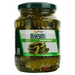 Огірки Домашні продукти мариновані 370 мл