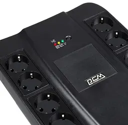 Джерело безперебійного живлення SPD-850U Schuko Black, 850 ВА, 510 Вт PowerCom teh0033897 - мініатюра 5
