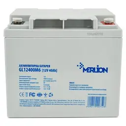 Акумуляторна батарея для ДБЖ Merlion GEL 12 V / 40 А*ч (GL12400M6