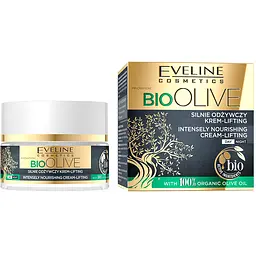 Інтенсивно живильний крем-ліфтинг Eveline Bio Olive, 50 мл - мініатюра 2