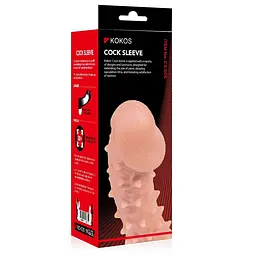 Насадка на член Kokos Cock Sleeve CS 005, S - мініатюра 9