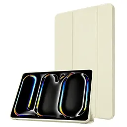 Чохол до планшета BeCover Tri Fold Soft TPU Silicone Apple iPad Pro 11" M5 2025 Beige (715990) - мініатюра 2