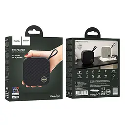 Портативна bluetooth колонка Hoco HC22 TWS бездротова акустика чорна - мініатюра 4