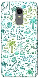 TPU чохол Demsky Dino pattern для Xiaomi Redmi 5 Plus / Redmi Note 5 (Single Camera)