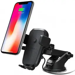 Автотримач-зарядка iOttie Easy One Touch Wireless Fast Charging Dash Windshield Mount HLCRIO134AM