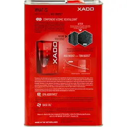 Моторна олива XADO 0W-20 508/509 Red Boost синтетична 5 л - мініатюра 3