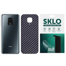 Захисна плівка SKLO Back (тил) Carbon для Xiaomi Redmi Note 11E Чорний