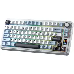 Клавіатура Aula S75 Pro Star Vector Switch Wireless/Bluetooth/USB UA White (6978080502148) - мініатюра 2