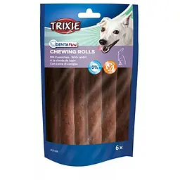 Ласощі Trixie Denta Fun для собак Палички для чищення зубів з кроликом 12 см 70 г 6 шт (арт.31338)