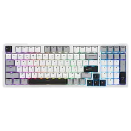 Ігрова механічна клавіатура Kondor Legion PRO / Три режими підключення / Sky Light Switch / White