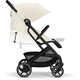 Коляска Cybex Beezy Canvas White (з бампером) (524000191) - мініатюра 6