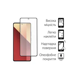 Чохол до мобільного телефона Dengos Kit for Xiaomi Redmi Note 13 Pro 4G case + glass (Purple) (DG-KM-64) - мініатюра 3