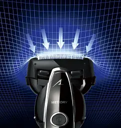 Бритва електрична Panasonic сіткова срібно-чорна (ES-ST25KS820) - мініатюра 6