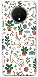 TPU чохол Demsky Cats pattern для OnePlus 7T