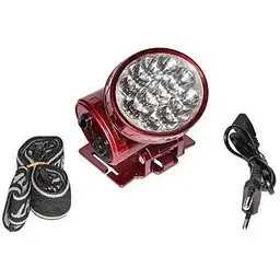 Налобний ліхтар Yajia YJ-1898 LED акумуляторний універсальний - мініатюра 2
