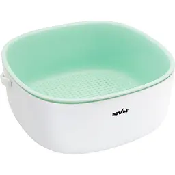 Друшляк двошаровий МВМ My Home білий/зелений (KP-03 S WHITE/GREEN)