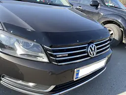 Дефлектор капоту мухобійка Volkswagen Passat B7 2011-2015 (FH-VW43) - мініатюра 2