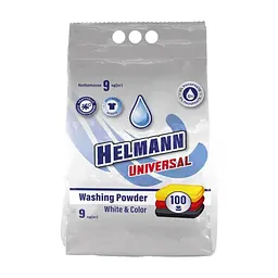 Пральний порошок Helmann Universal 9 кг (4820268103925)
