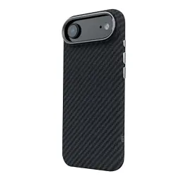 Чохол до мобільного телефона Armorstandart LikeCarbon2 MagCase Apple iPhone 17 Air Carbon Black (ARM86260) - мініатюра 5