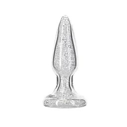 Анальна пробка Pillow Talk Fancy Luxurious Glass Anal Plug 10.1 см (прозорий)