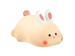 Нічник-світильник Hoco HX16 Silicone lamp Rabbit (6942007672764) - мініатюра 2
