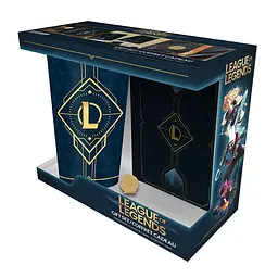 Подарунковий набір League of Legends Hextech : склянка, блокнот А6 та значок