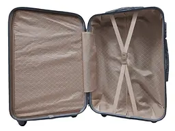 Валіза середня M ABS-пластик Milano bag 004 66×44×28,5см 75л Фіолетовий - мініатюра 4