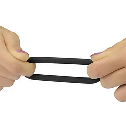 Ерекційні кільця Power Plus Soft Silicone Snug Ring Black - мініатюра 5