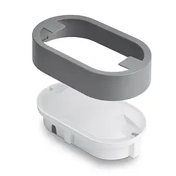Світильник Videx LED IP65 15W 5000K овальний сірий (VL-BH12O-155) - мініатюра 3