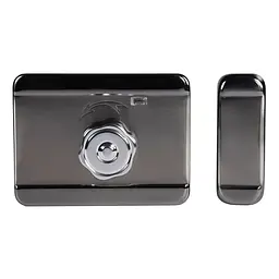 Замок біометричний автономний Trinix TRL-5201BTFW Black Left з Bluetooth, зчитувачем відбитків пальців і карт Mifare (65-00051) - мініатюра 4