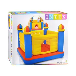 Батут надувний дитячий Intex Замок 175x175x135 см різнобарвний - мініатюра 5