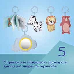 Розвиваючий килимок Canpol babies Safari сірий (81/100) - мініатюра 16