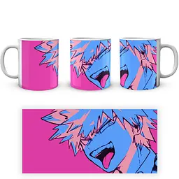 Кухоль GeekLand Моя геройська академія My Hero Academia Бакуго на Рожевому фоні MHA 02.539 330 мл білий - мініатюра 3