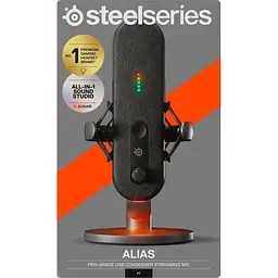 Ігровий стрим мікрофон SteelSeries Alias ​​RGB USB 1 Capsule - мініатюра 4