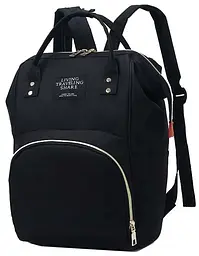Рюкзак-сумка для мами Nobrand xj3702 12L Чорний - мініатюра 3