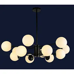 Люстра молекула Levistella 7526033-12 BK+WH - мініатюра 2