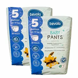 Підгузки-трусики Bevola 5 Junior (12-17 кг), 40 шт