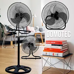 Вентилятор підлоговий 3в1 Domotec настільний настінний з металевими лопатями 3 швидкості 55 Вт - мініатюра 5