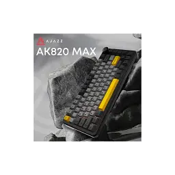 Клавіатура Ajazz AK820 MAX Magnetic Switch RGB USB Black (AK820MAX-WM-BGY) - мініатюра 3